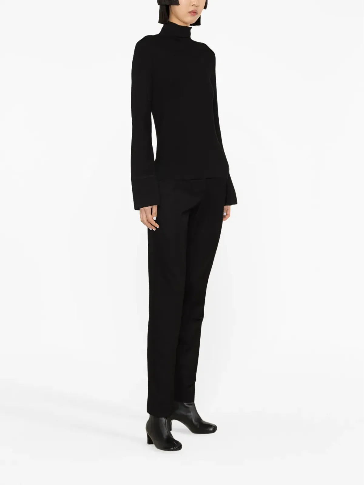 JOSEPH ロールネック シルク混紡 トップス - 画像4