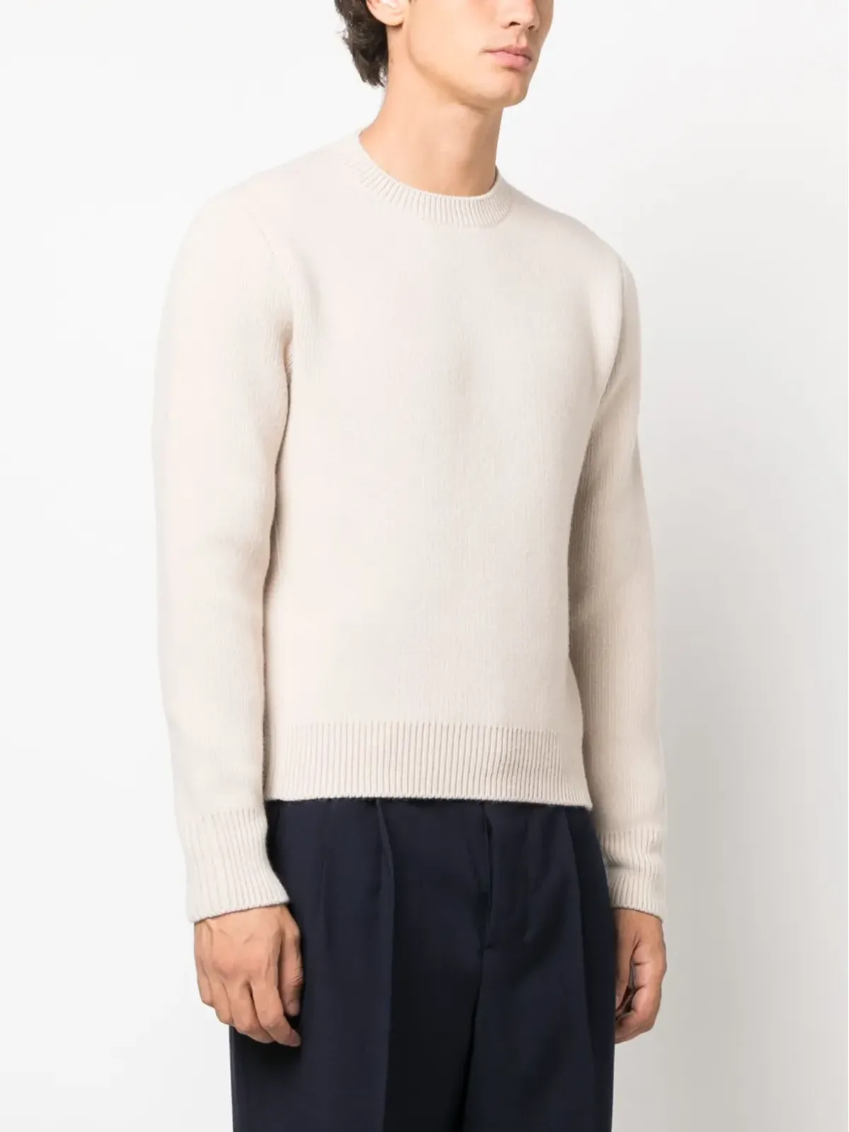 Lanvin クルーネック ウールカシミヤ ジャンパー - 画像3