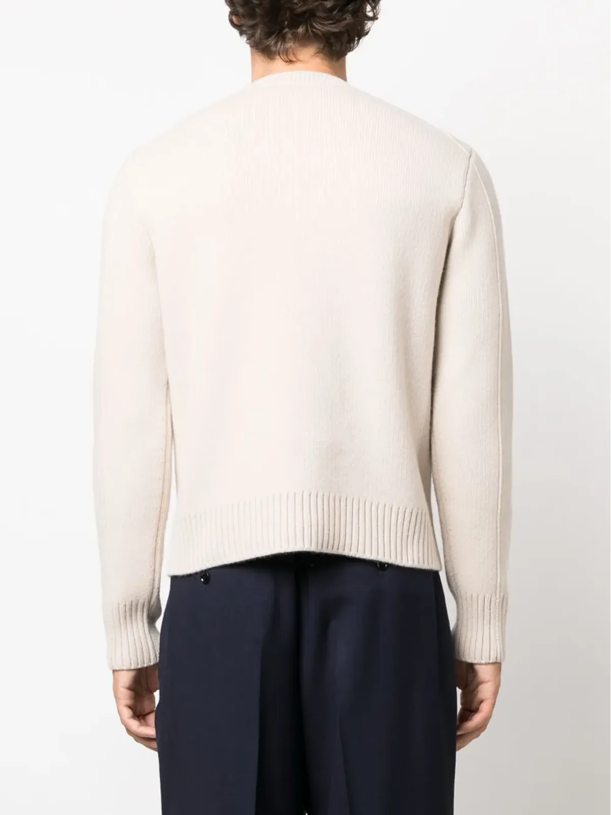Lanvin クルーネック ウールカシミヤ ジャンパー - 画像4