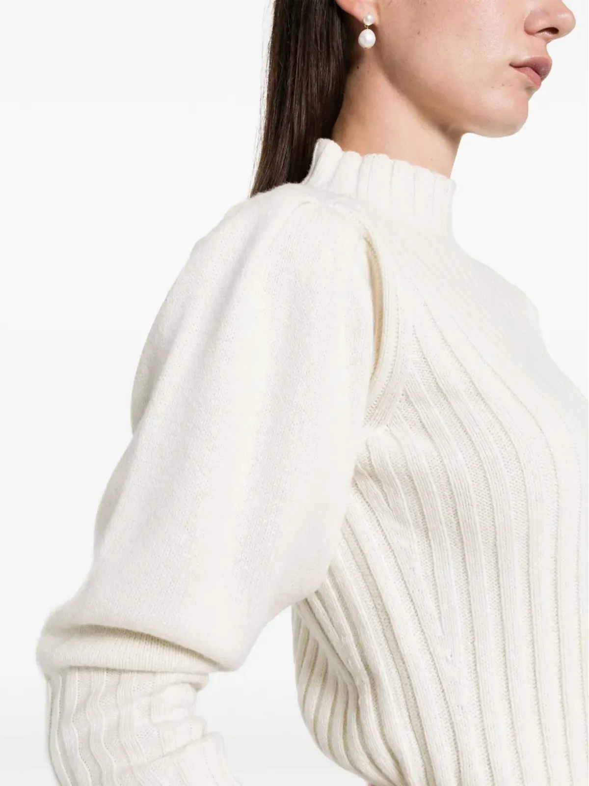 Chloé リブ編みカシミヤジャンパー - 画像5