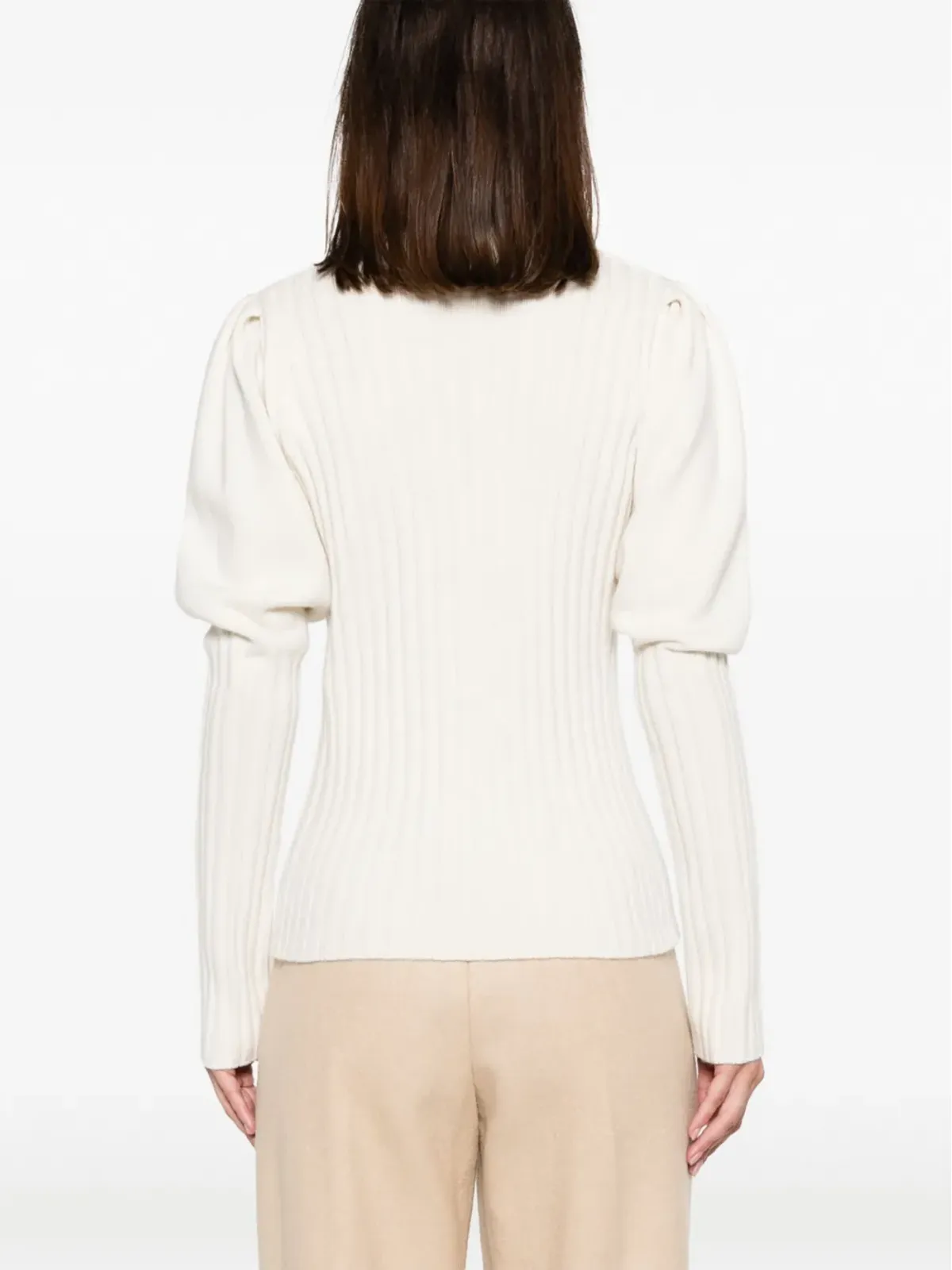 Chloé リブ編みカシミヤジャンパー - 画像4