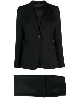 Kiton シングルブレスト ヴァージンウール スーツ 三ピース - ブラック - サムネイル1