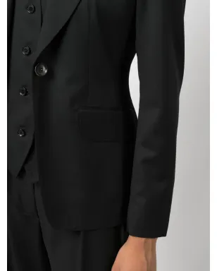 Kiton シングルブレスト ヴァージンウール スーツ 三ピース - ブラック - サムネイル5