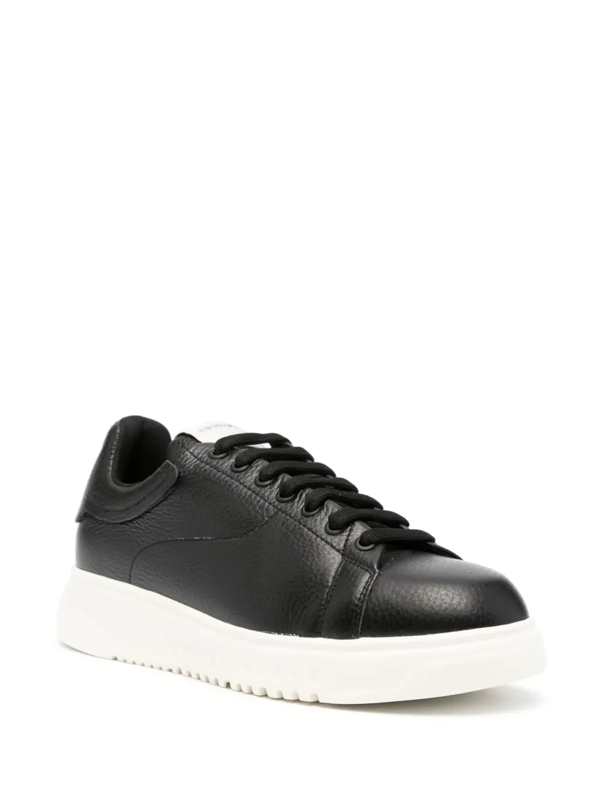 Emporio Armani タンブルレザー スニーカー - 画像2