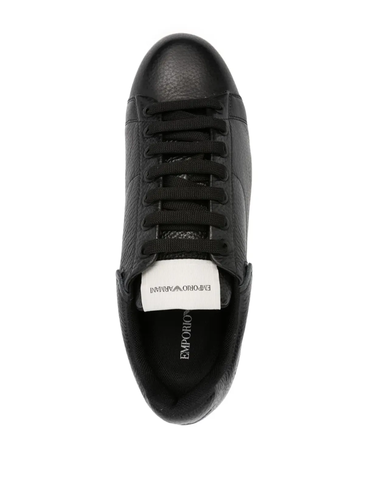 Emporio Armani タンブルレザー スニーカー - 画像4