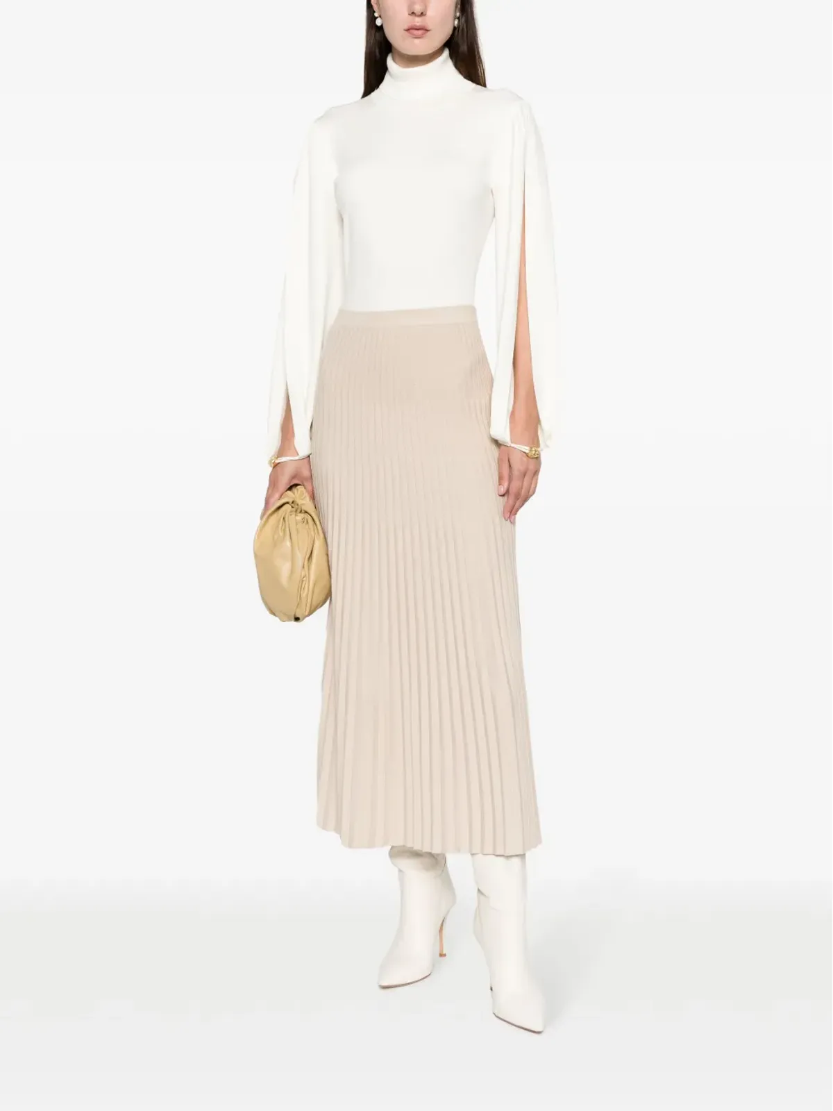 Chloé ハイネック細編みニットセーター - 画像2
