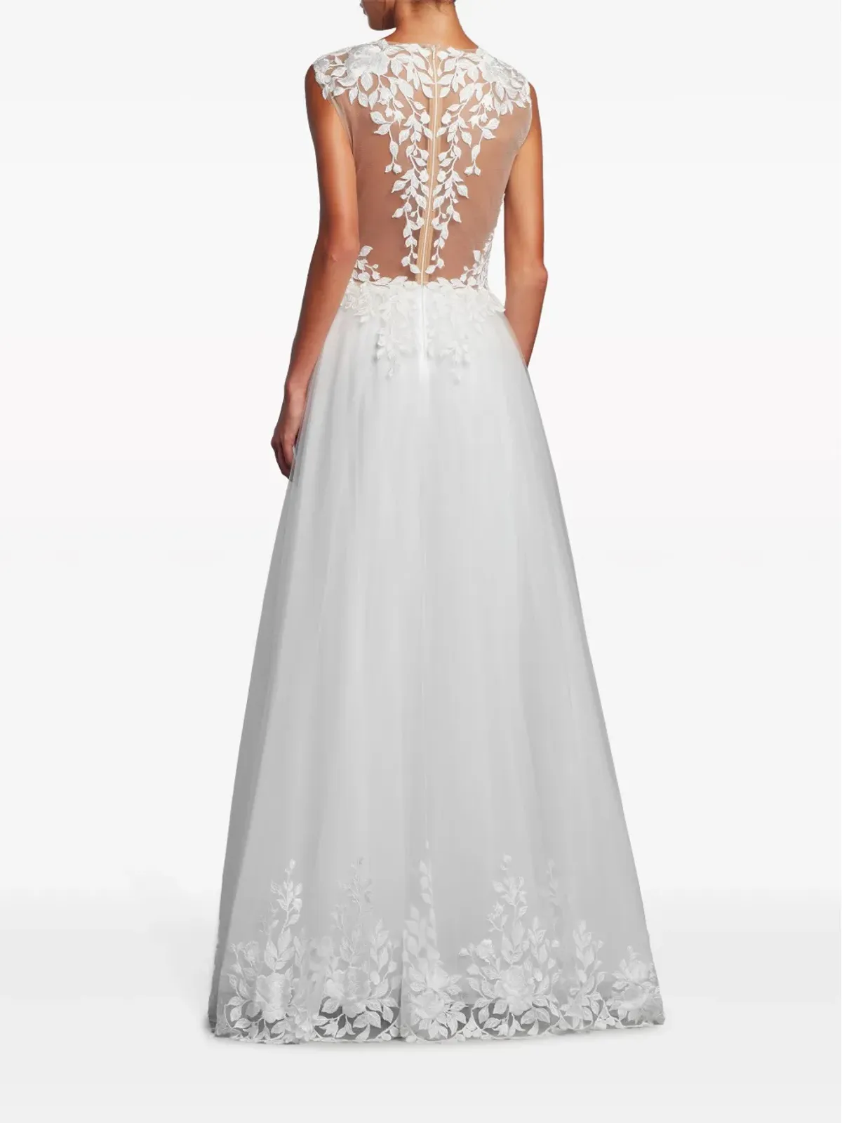 Tadashi Shoji Hastings embroidered gown - White - 画像3
