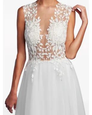 Tadashi Shoji Hastings embroidered gown - White - サムネイル4