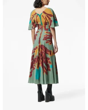 Altuzarra ペロペネース タイダイ ミディドレス - サムネイル4
