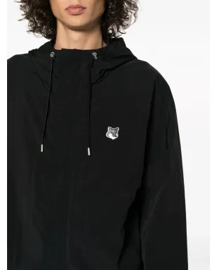 Maison Kitsuné フォックスヘッドパッチ フード付きウィンドブレーカー - サムネイル5