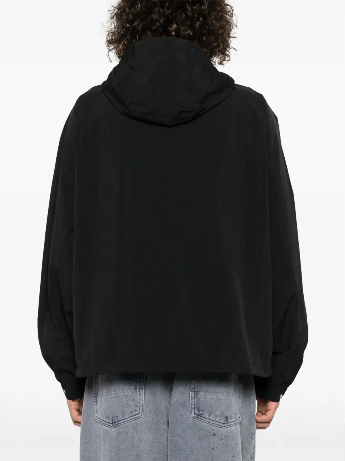 Maison Kitsuné フォックスヘッドパッチ フード付きウィンドブレーカー - 画像4