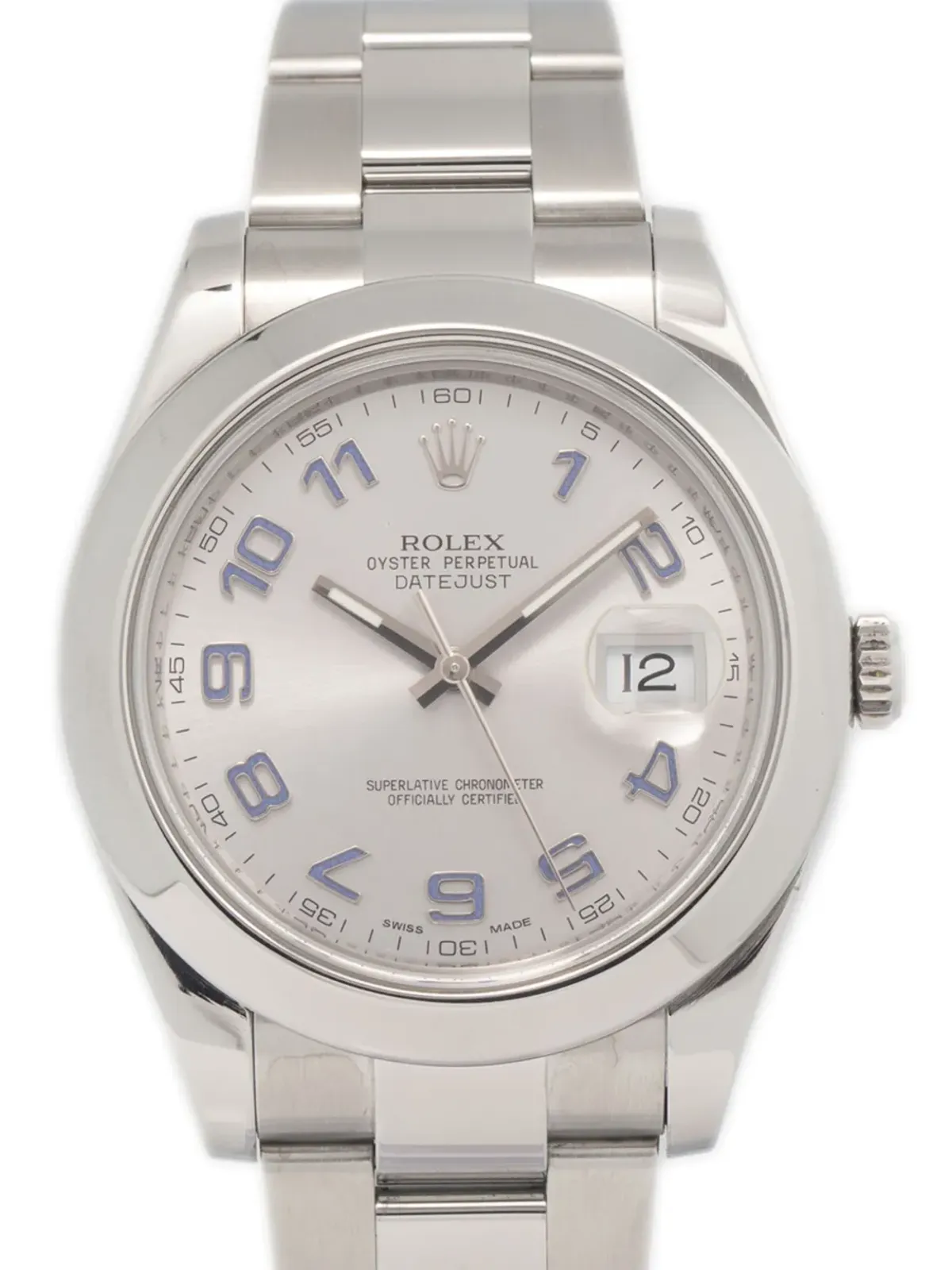 Rolex ビンテージ デイトジャスト シルバー - 画像2