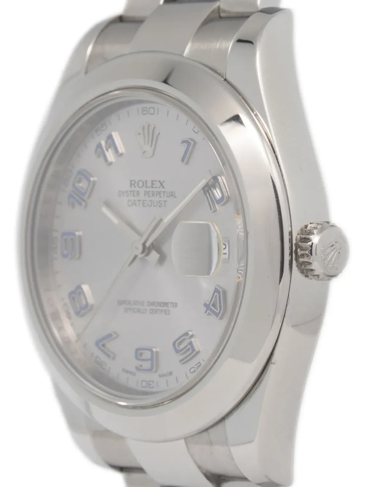 Rolex ビンテージ デイトジャスト シルバー - 画像3