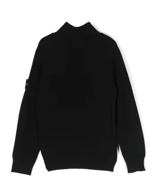 Stone Island Junior コンパスモチーフ ヴァージンウール ジャンパー - サムネイル2