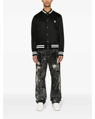 Maison Kitsuné フォックスパッチ・サテン ボンバージャケット - サムネイル2