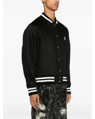 Maison Kitsuné フォックスパッチ・サテン ボンバージャケット - サムネイル3