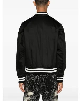Maison Kitsuné フォックスパッチ・サテン ボンバージャケット - サムネイル4