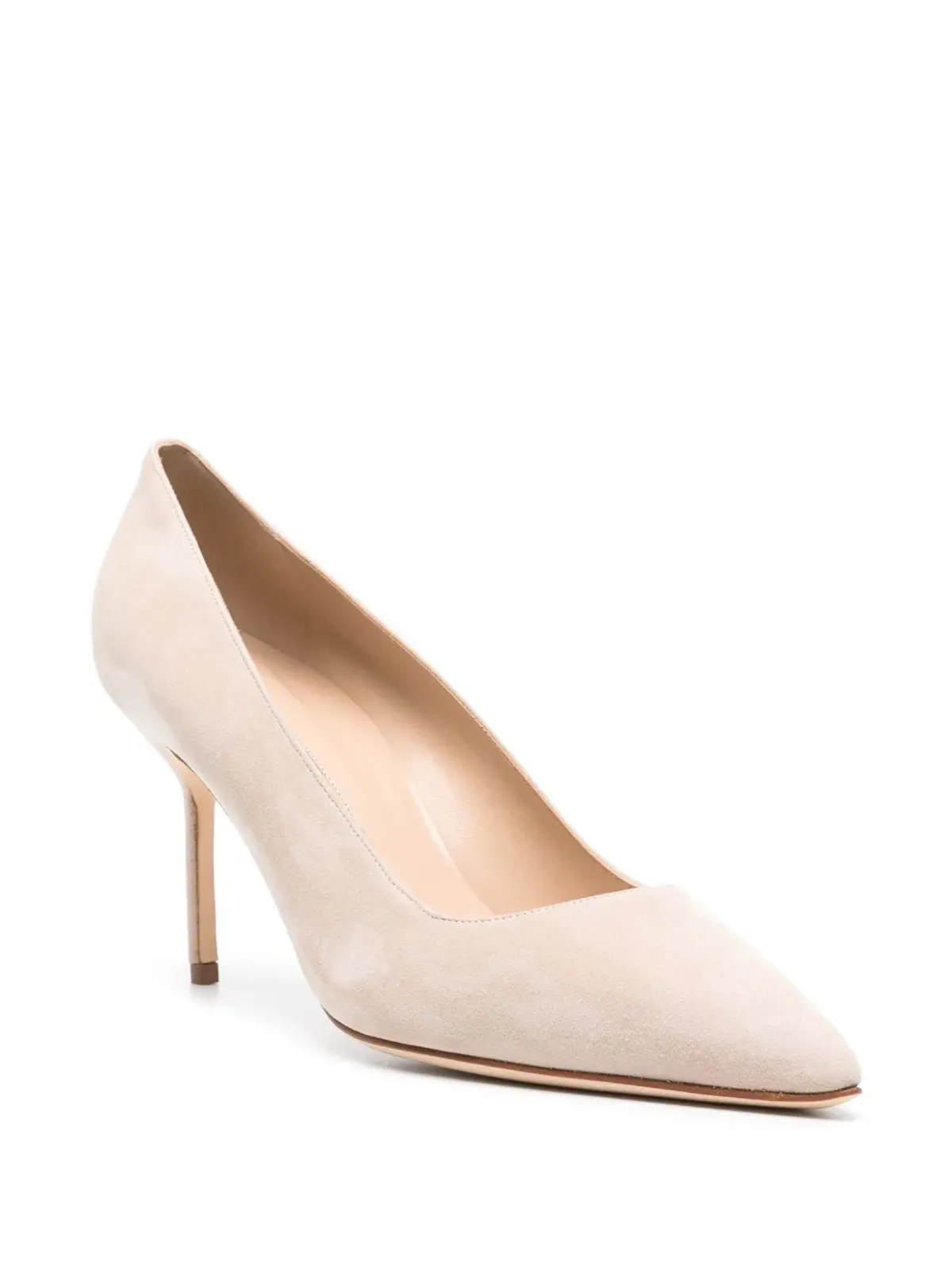 Manolo Blahnik BB 70mm スエードパンプス - 画像2