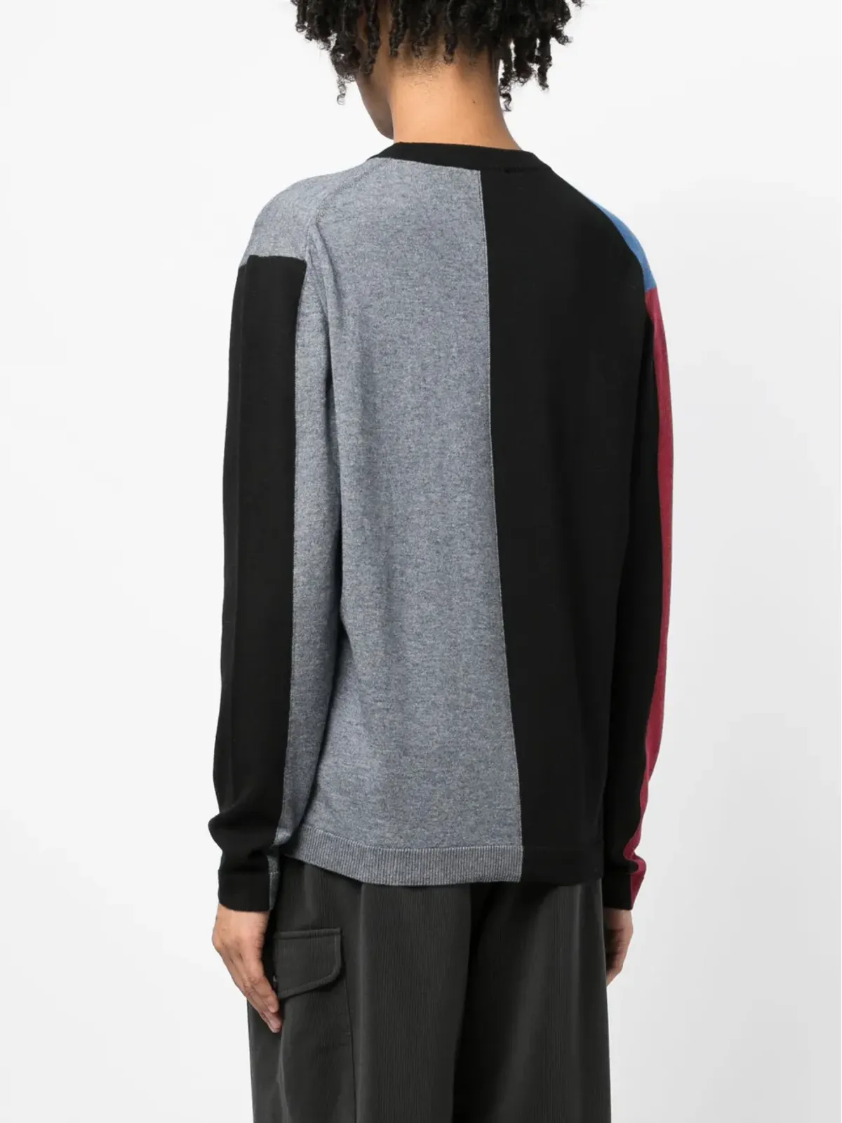 Maison Kitsuné カラーブロック編みジャンパー - 画像4