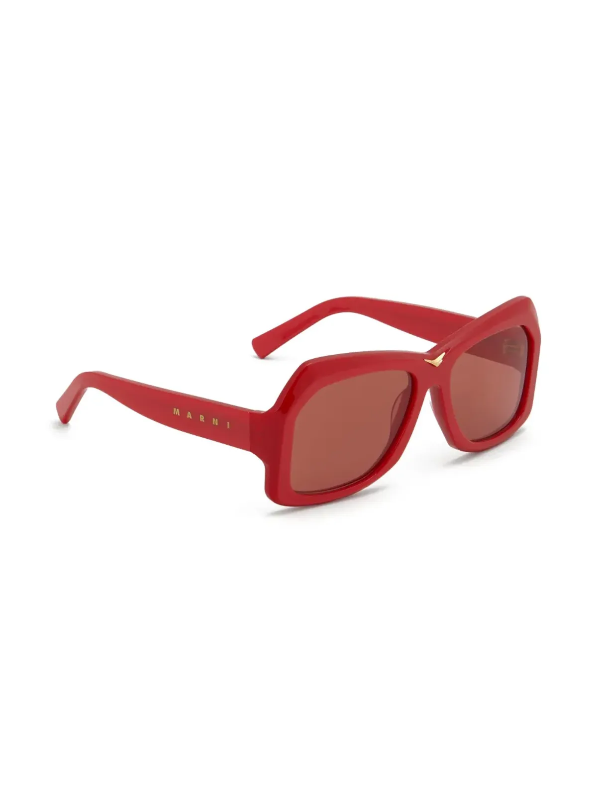 Marni Eyewear Tiznit geometric-frame sunglasses - Red - 画像2