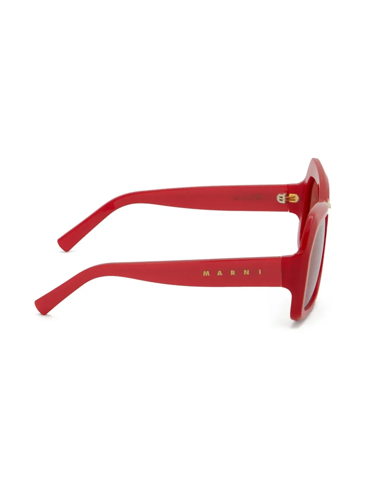 Marni Eyewear Tiznit geometric-frame sunglasses - Red - 画像3