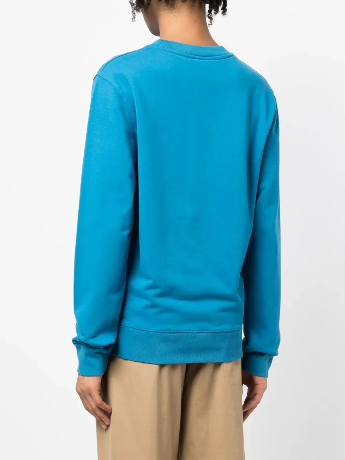 Maison Kitsuné ロゴ刺繍コットン スウェットシャツ - 画像4
