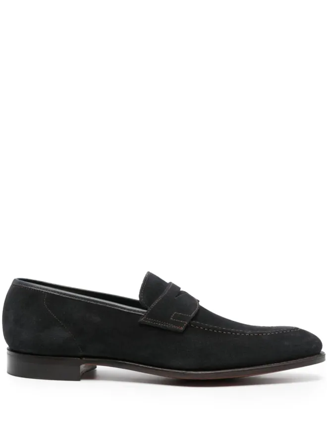 Crockett & Jones Crockett & Jones アーモンドトゥスエードローファーの商品画像