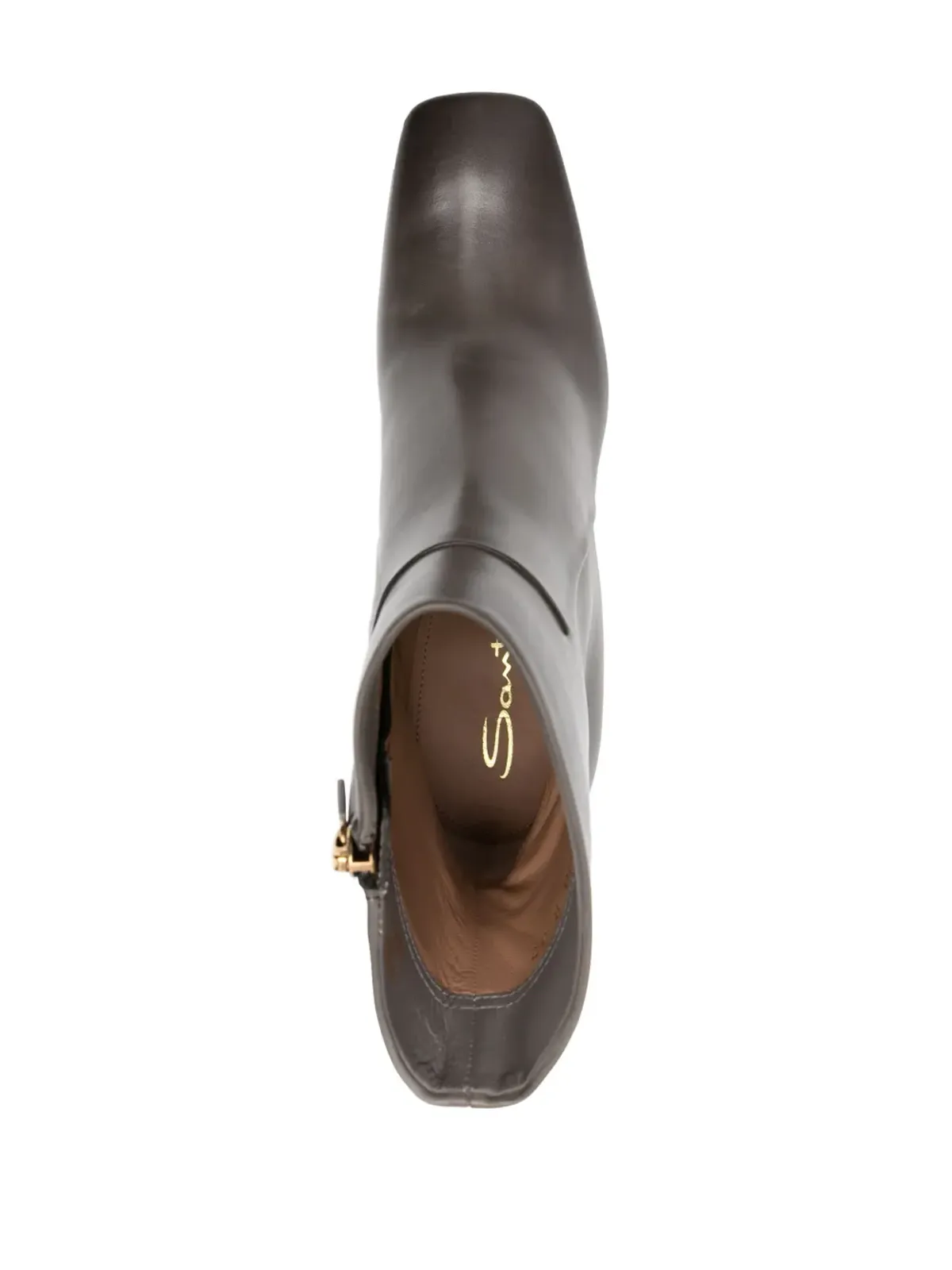 Santoni レザー アンクルブーツ - 画像4