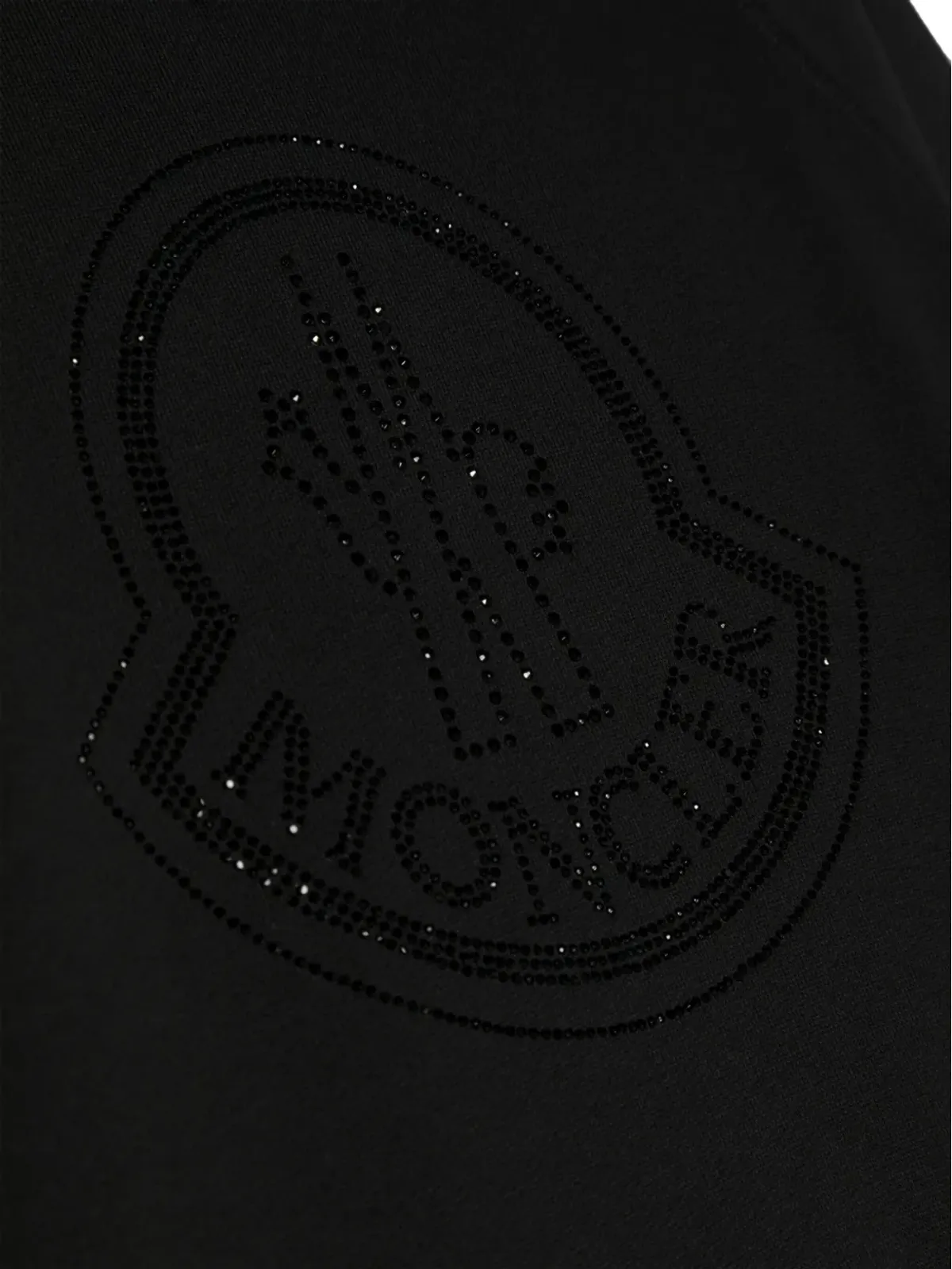 Moncler Enfant Girocollo ロゴ入り コットン スウェットシャツ - ブラック - 画像3
