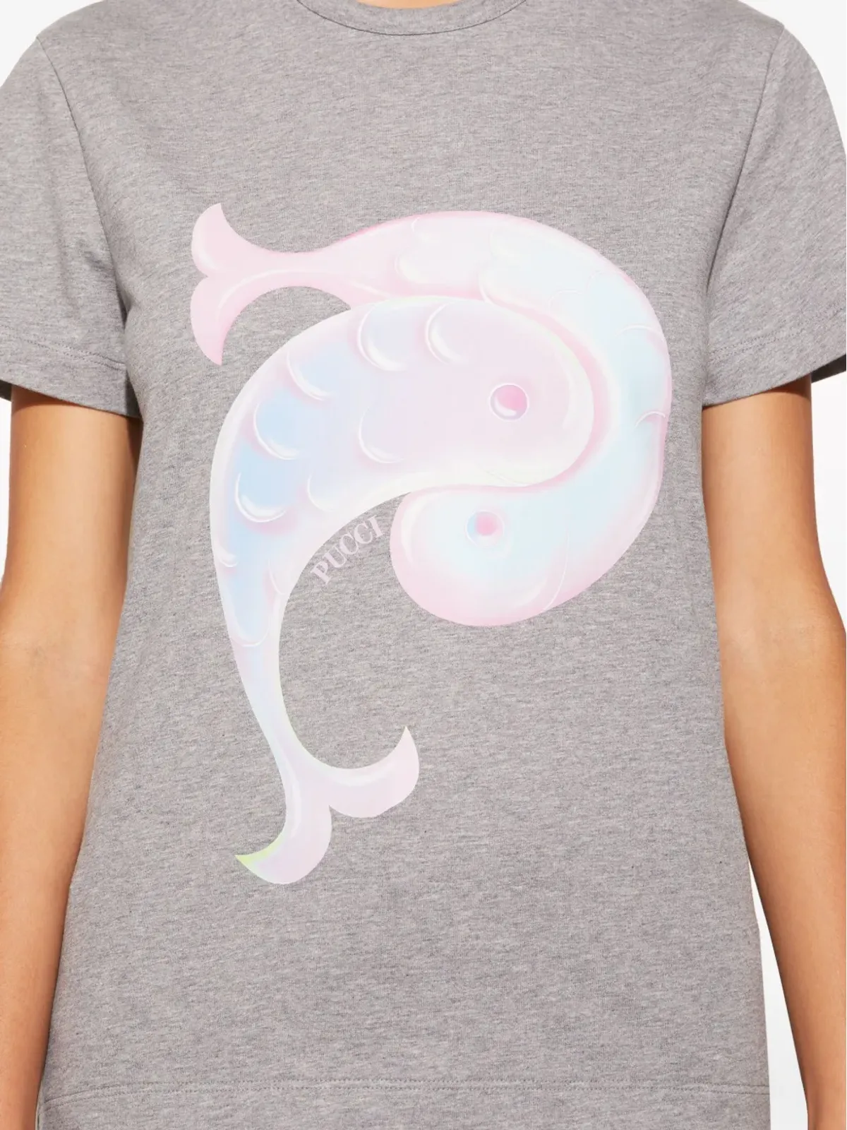 PUCCI ロゴプリント コットンTシャツ - 画像5