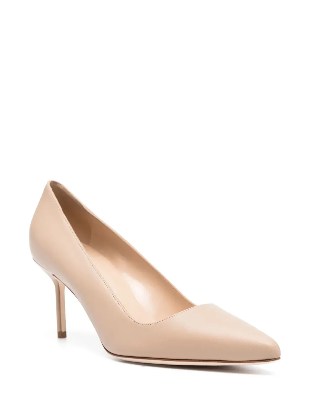 Manolo Blahnik トーラ 70mm レザー パンプス - 画像2