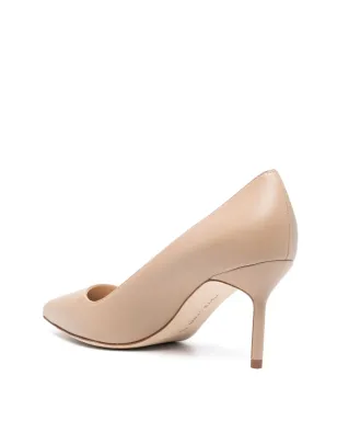 Manolo Blahnik トーラ 70mm レザー パンプス - サムネイル3