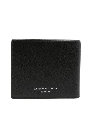 Aspinal Of London ロゴスタンプ サフィアーノレザー ウォレット - ブラック - サムネイル2