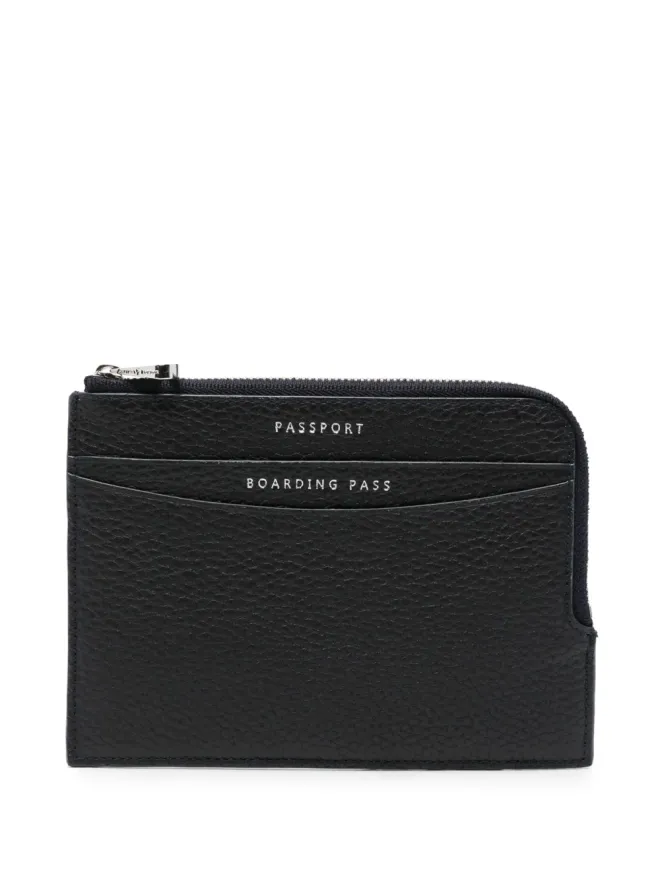 Aspinal Of London Aspinal Of London トラベルレザーウォレット - Blueの商品画像