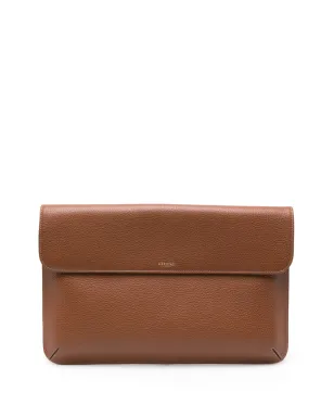 Aspinal Of London シボ革 ラップトップバッグ - ブラウン - サムネイル1
