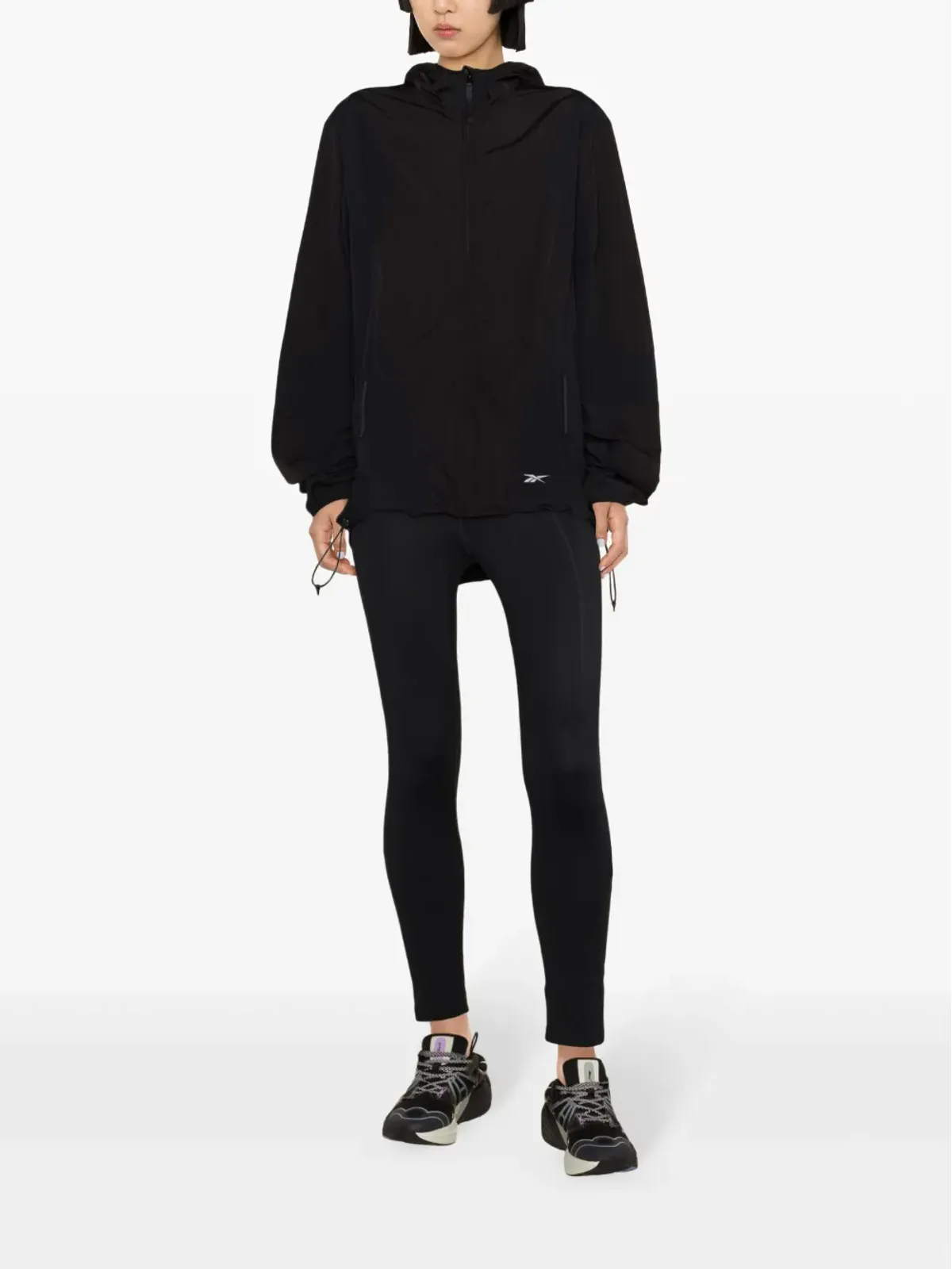 Reebok LTD パネルデザインのフード付きトラックジャケット - 画像2