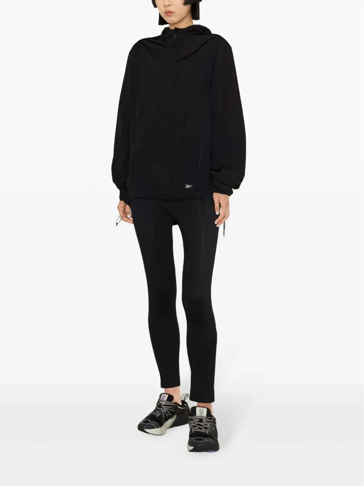 Reebok LTD パネルデザインのフード付きトラックジャケット - 画像3