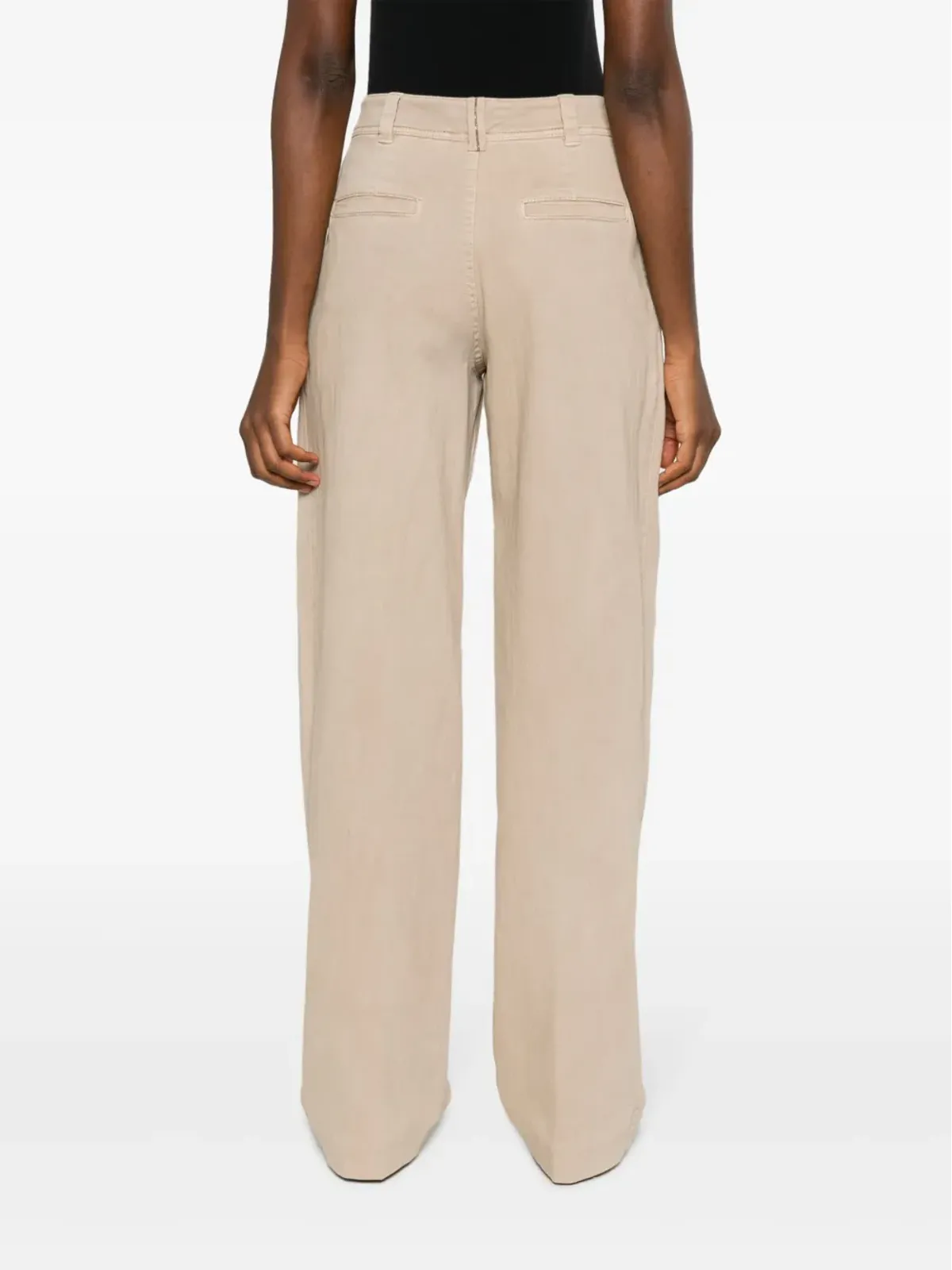 Brunello Cucinelli ティント プリーツ ボーイフレンドジーンズ - 画像4