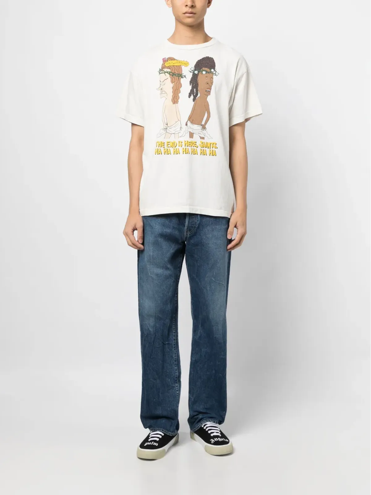 SAINT MXXXXXX グラフィックプリント コットン Tシャツ - 画像2
