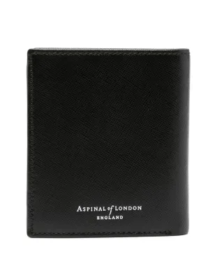 Aspinal Of London ロゴプレート付きサフィアーノ二つ折り財布 - サムネイル2