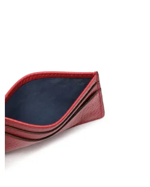 Aspinal Of London ロゴスタンプ レザー カードホルダー - レッド - サムネイル3