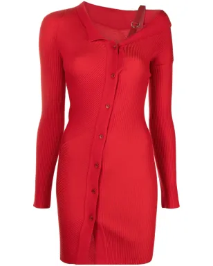 Jacquemus La Robe Maille Colin minidress - Red - サムネイル1