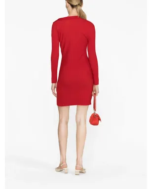 Jacquemus La Robe Maille Colin minidress - Red - サムネイル4