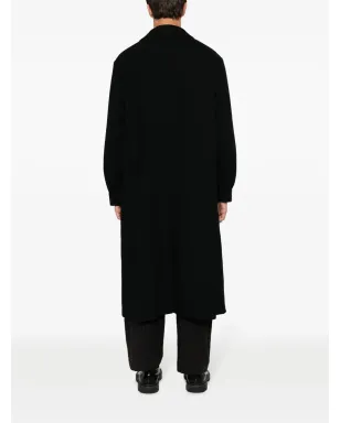 Yohji Yamamoto ノッチド・ラペル フェルテッド トレンチコート - サムネイル4