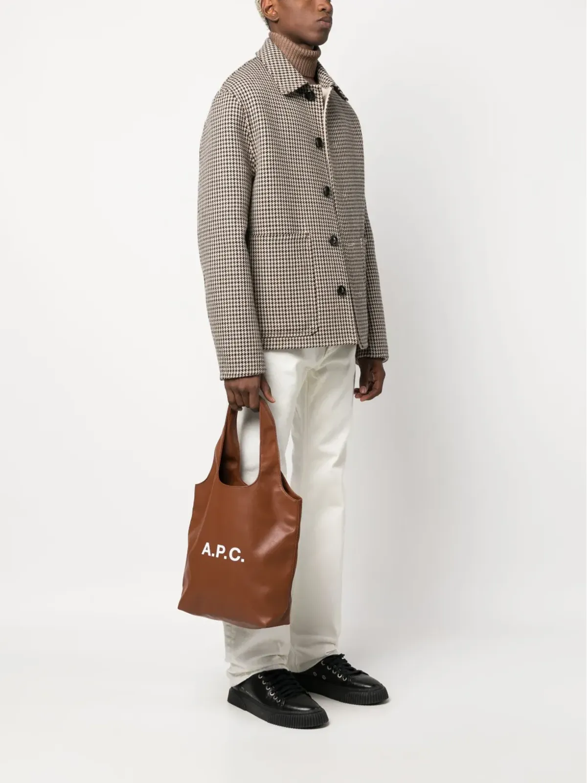 A.P.C. Ninon ロゴプリント トートバッグ - 画像2