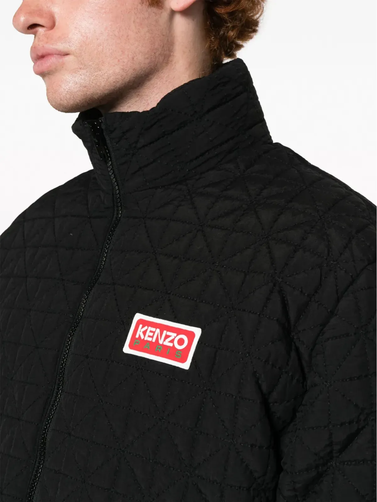 Kenzo 刺し子ステッチ ダウンジャケット - Black - 画像5