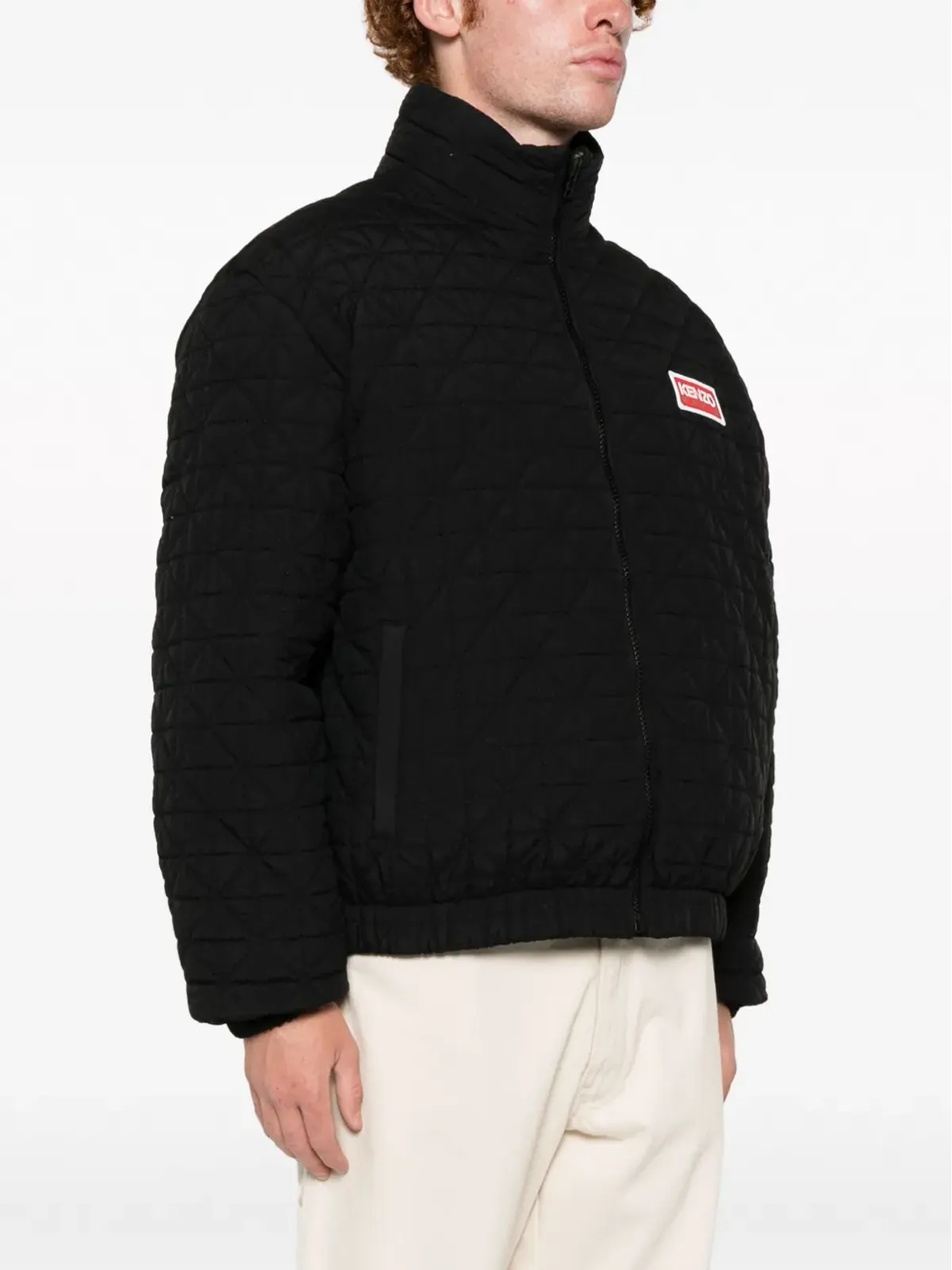 Kenzo 刺し子ステッチ ダウンジャケット - Black - 画像3