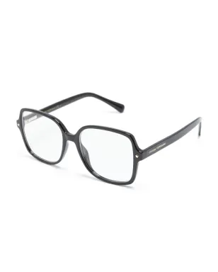 Chiara Ferragni star-stud square-frame glasses - Black - サムネイル2