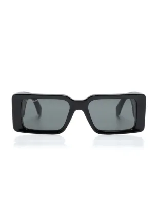 Off-White Eyewear ロゴ入り矩形フレーム サングラス - サムネイル1