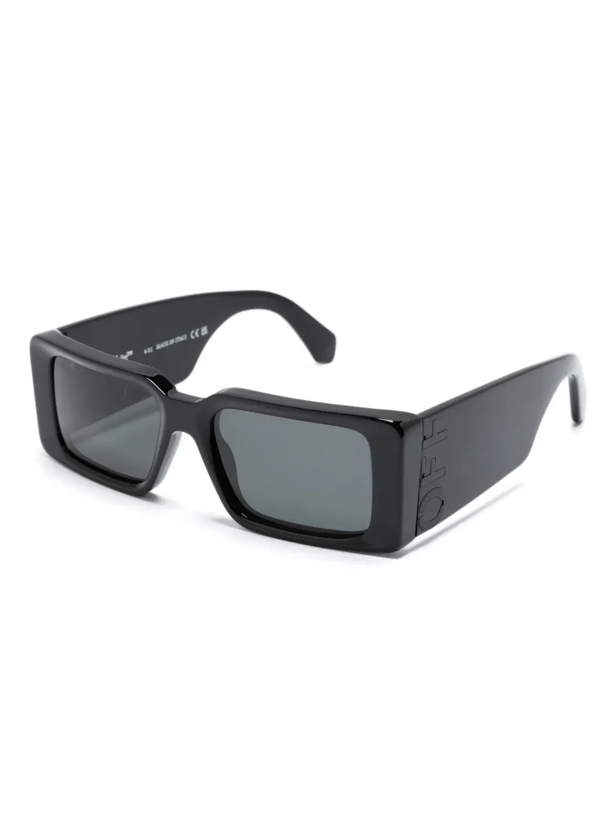 Off-White Eyewear ロゴ入り矩形フレーム サングラス - 画像2